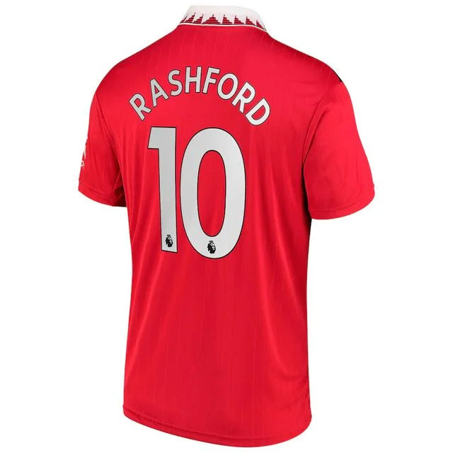 Camisa Manchester United I 22/23 - Adidas Torcedor Masculina Personalizada RASHFORD N° 10