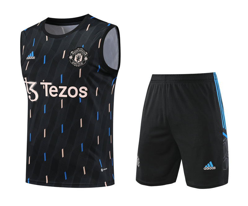 Conjunto Treino Manchester United 23/24 - Adidas Torcedor