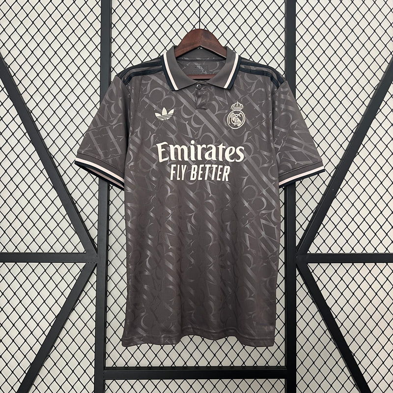 CAMISA DO REAL MADRID 24/25 CINZA