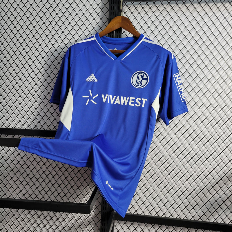 Camisa Schalke 04 22/23 Versão Masculina