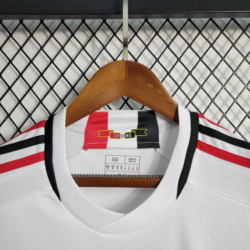 Camisa Oficial do São Paulo F.C - 23/24 - Versão Torcedor - Personalizável - Home