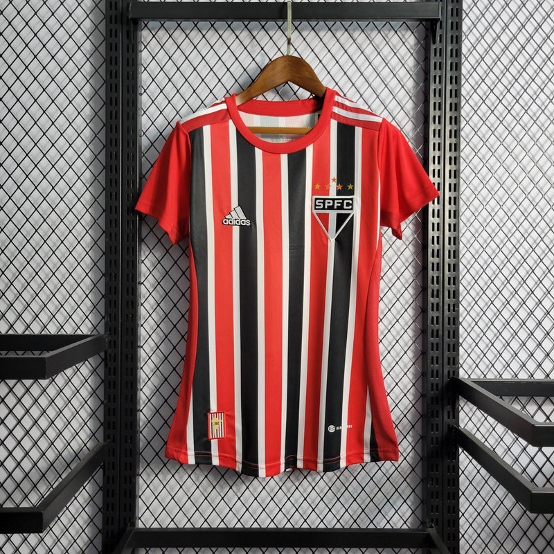 Camisa Oficial do São Paulo F.C - 22/23 - Feminina - Versão Torcedor - Personalizável