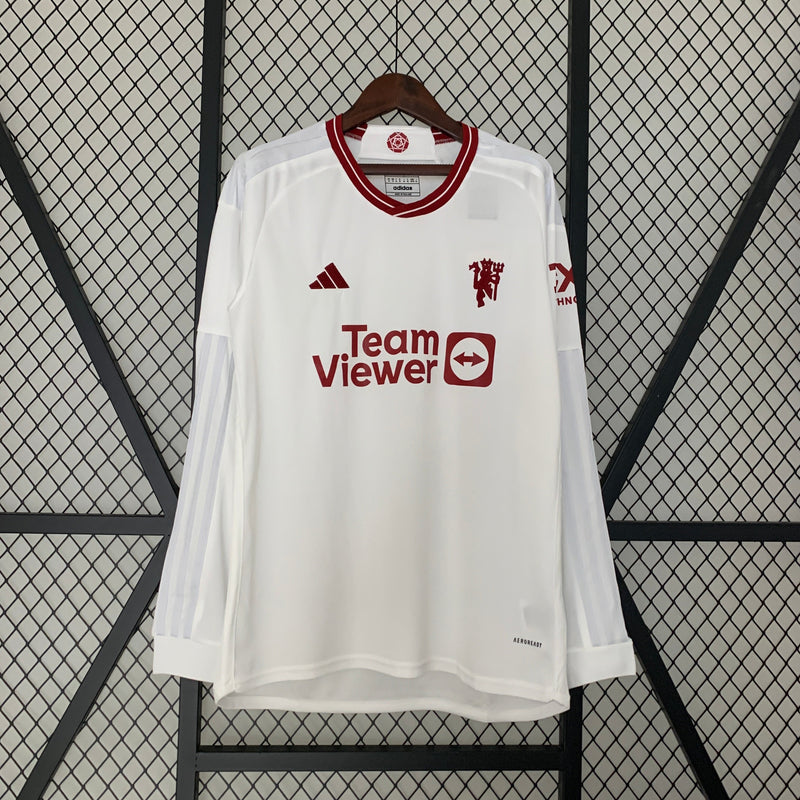 Camisa Manchester United 2023/24 Third - Manga Longa