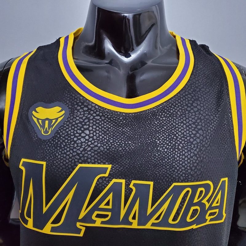 Camisa Basquete NBA Regata Los Angeles Lakers Masculina - Preta